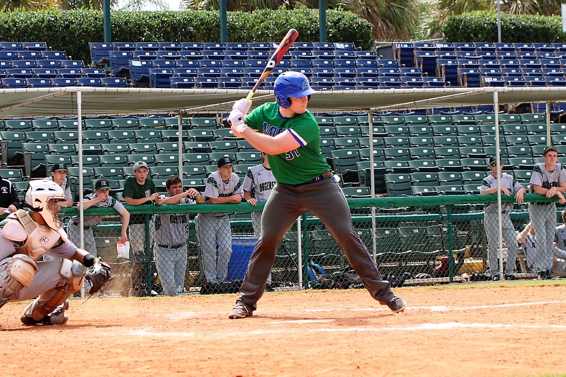 Flynn Morrison at bat