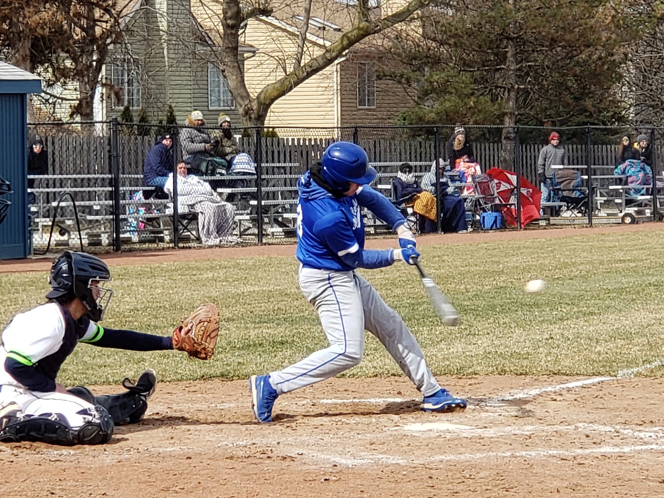 David Ibn Ezra swinging at a pitch