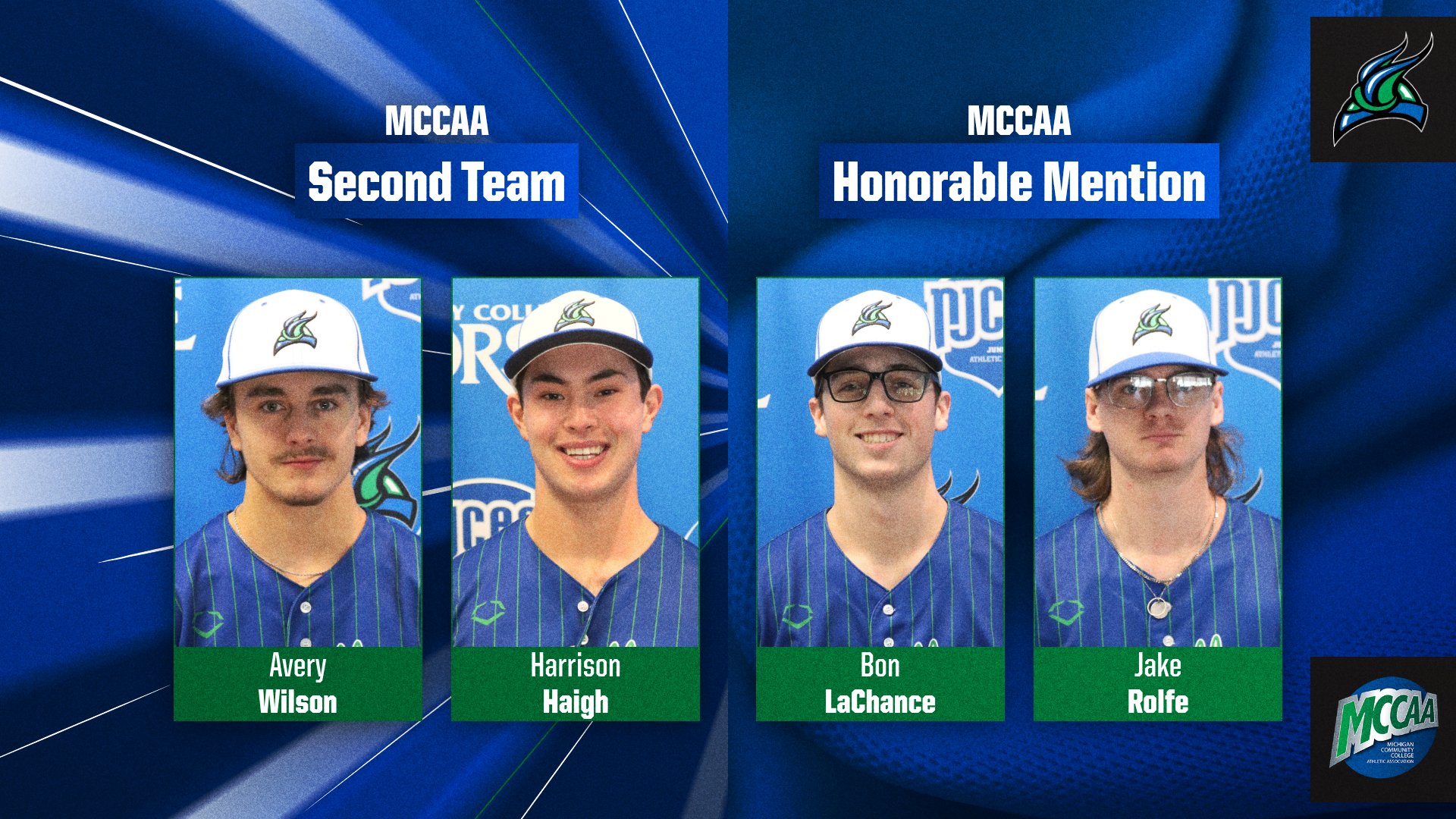 Avery Wilson, Harrison Haigh, Bon LaChance, and Jake Rolfe