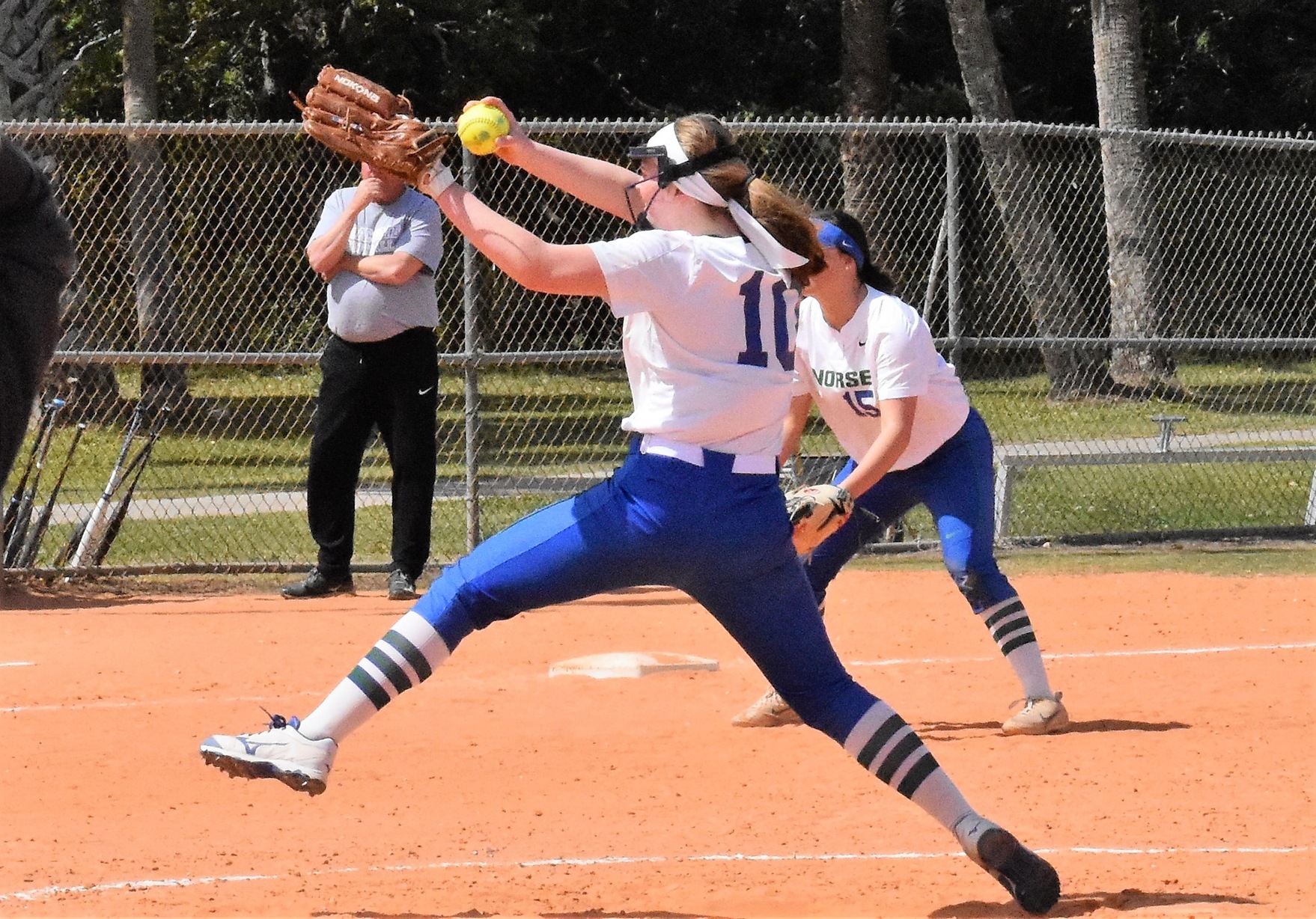 Eden Oswald delivering a pitch