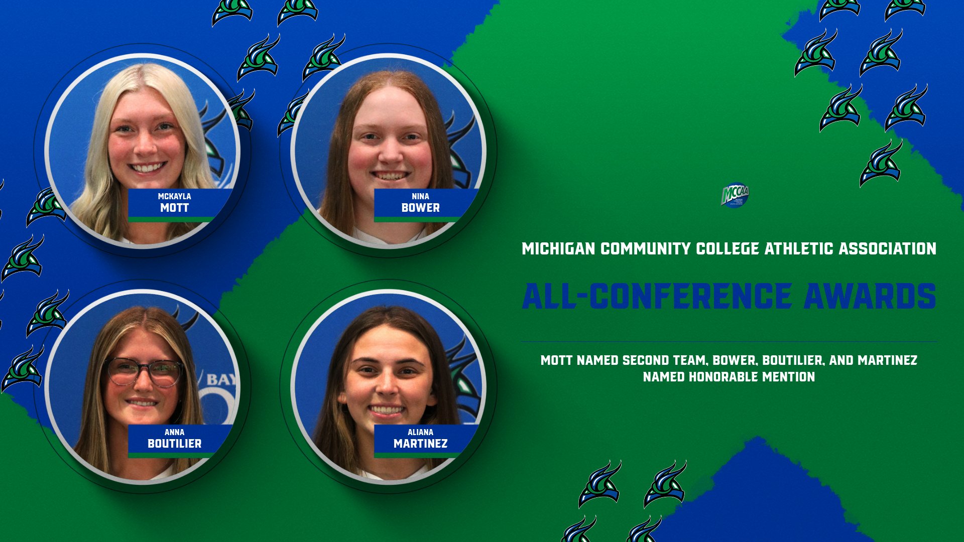 McKayla Mott, Nina Bower, Anna Boutilier, and Aliana Martinez