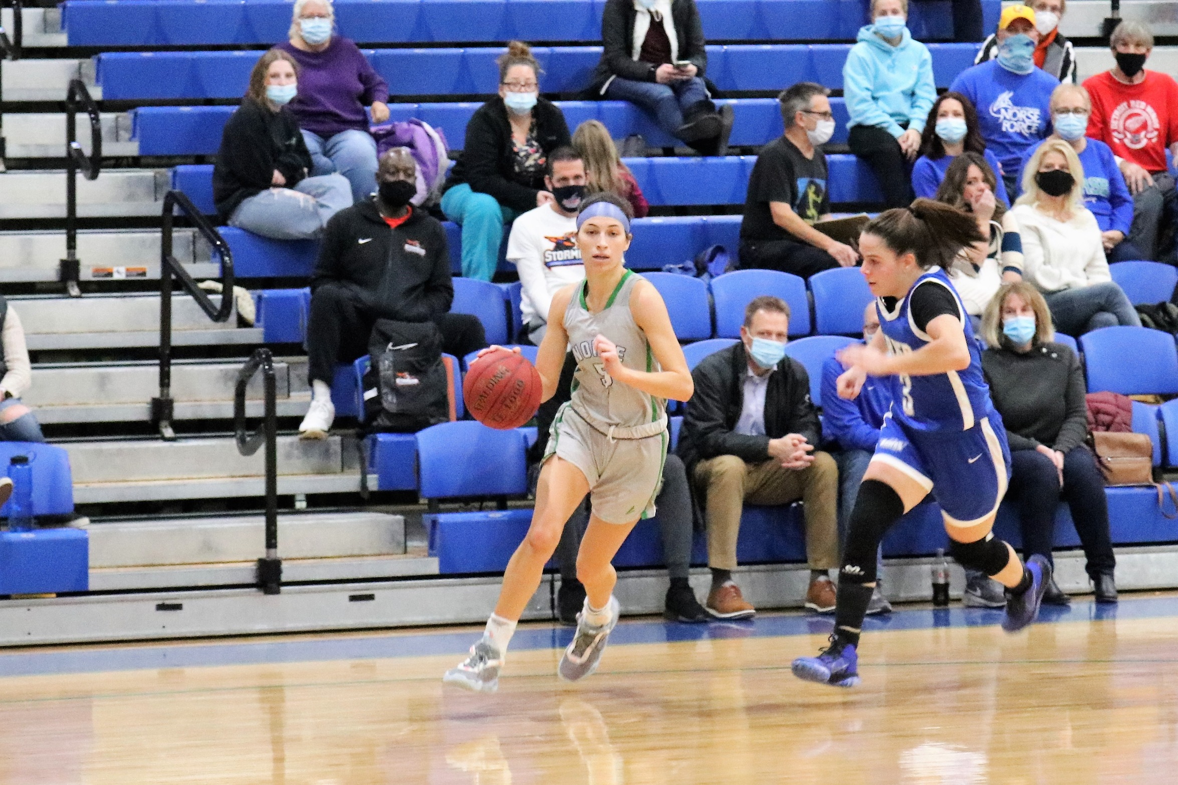 Kennedy Englund beats her defender off the dribble